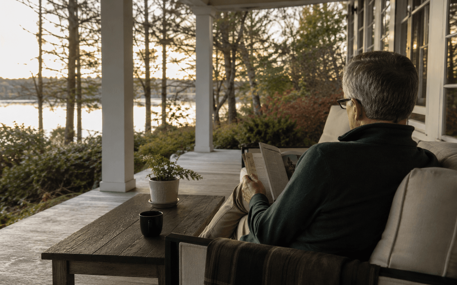 Couple enjoying meaningful retirement lifestyle together